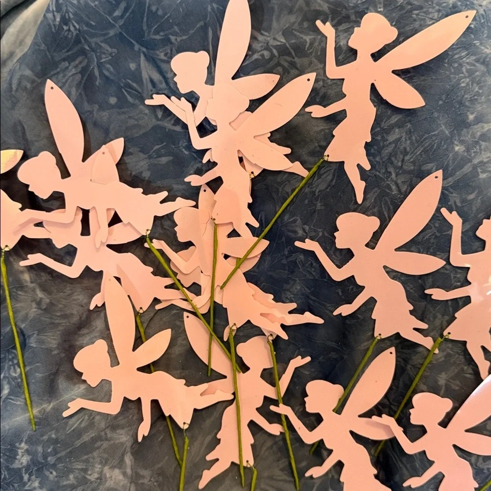 Pink Fairy Cake Toppers